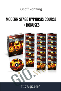 Modern Stage Hypnosis Course + Bonuses – Geoff Ronning