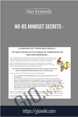 No-BS Mindset Secrets - Dan Kennedy