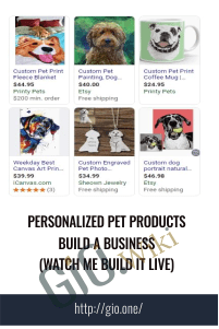 Personalized Pet Products Build A Business (Watch Me Build It LIVE) - Cener Mastermind