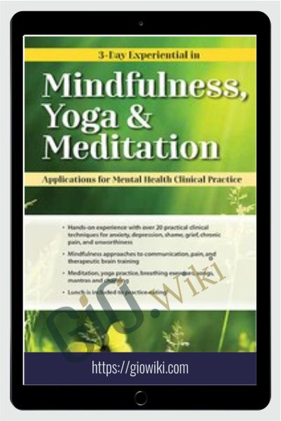3-Day Experiential in Mindfulness, Yoga & Meditation: Applications for Mental Health Clinical Practice - Mary NurrieStearns