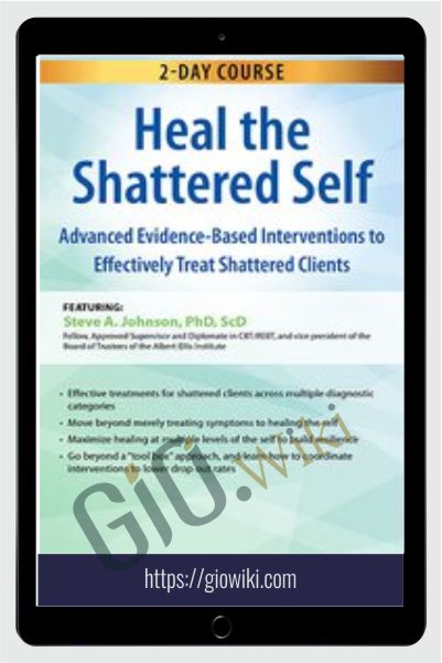 2-Day Course: Heal the Shattered Self: Advanced Evidence-Based Interventions to Effectively Treat Shattered Clients - Steve A Johnson