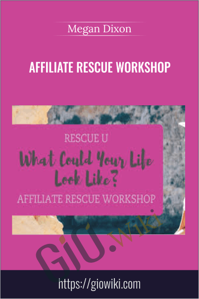 Affiliate Rescue Workshop – Megan Dixon