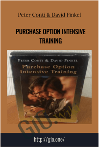Purchase Option Intensive Training – Peter Conti & David Finkel