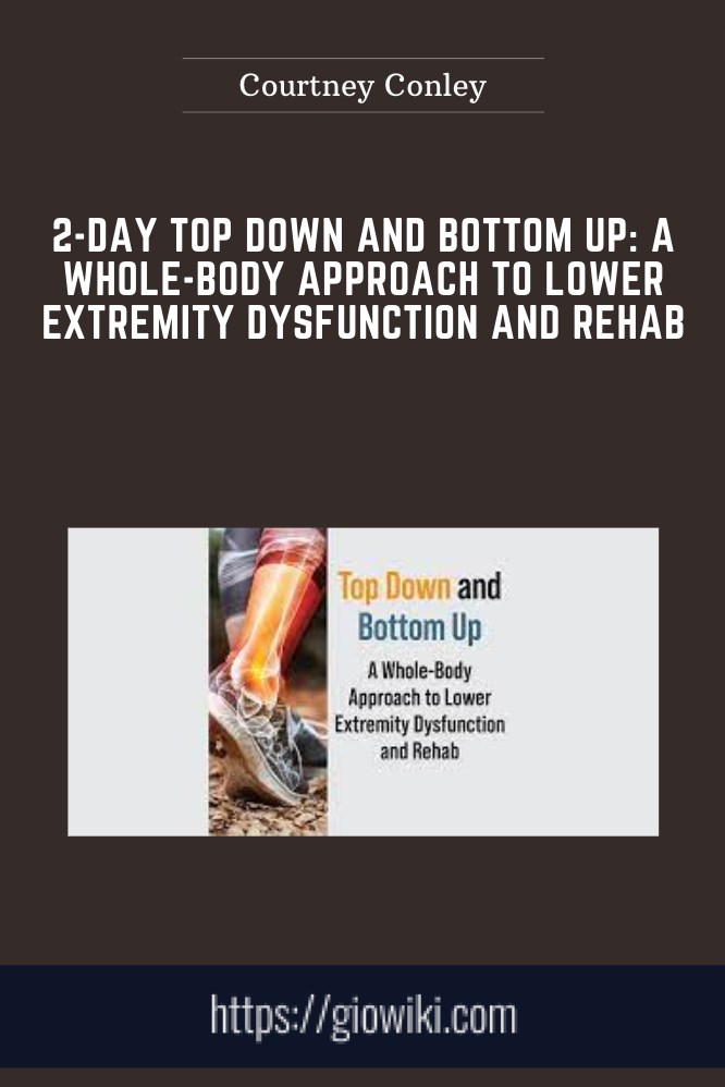 2-Day Top Down and Bottom Up: A Whole-Body Approach to Lower Extremity Dysfunction and Rehab - Courtney Conley