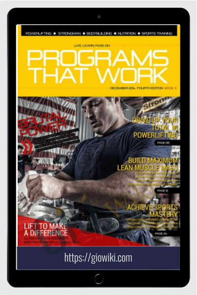 Programs that Work Dec 2014 4th ed - EliteFTS
