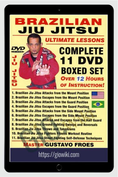 BJJ Ultimate Lessons 11 DVD Set - Gustavo Froes