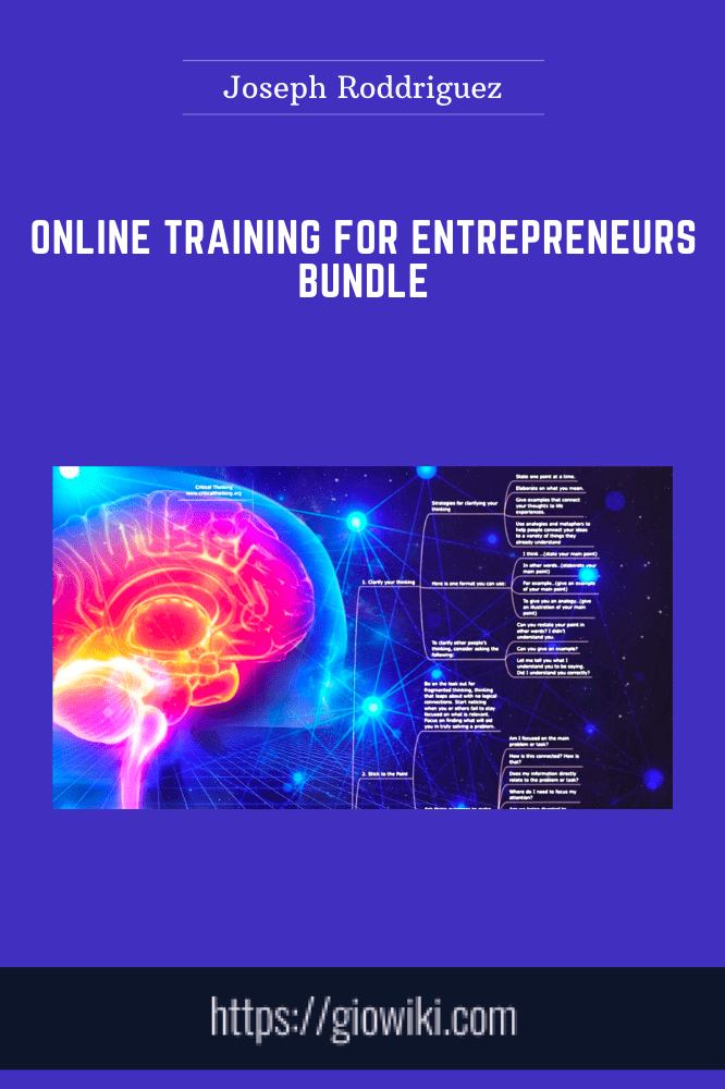 Online Training for Entrepreneurs Bundle - Joseph Roddriguez