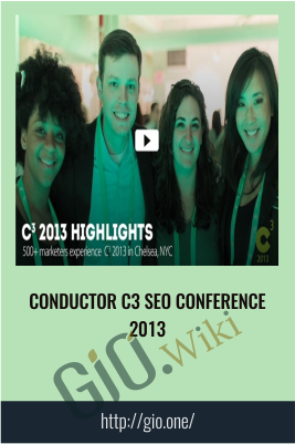 Conductor C3 SEO Conference 2013