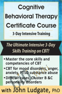 Cognitive Behavioral Therapy Certificate Course 3-Day Intensive Training - John Ludgate