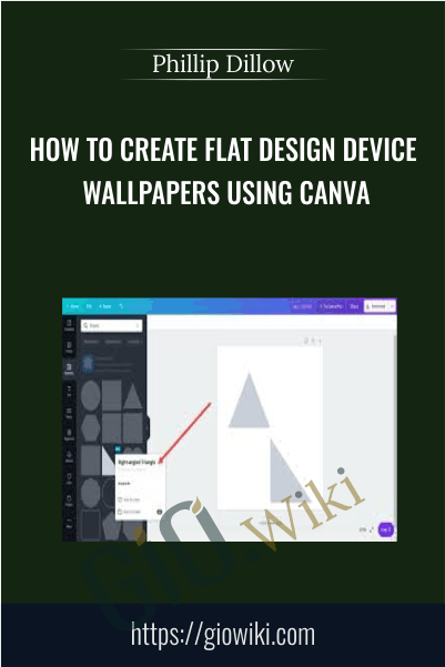 How To Create Flat Design Device Wallpapers Using Canva - Phillip Dillow