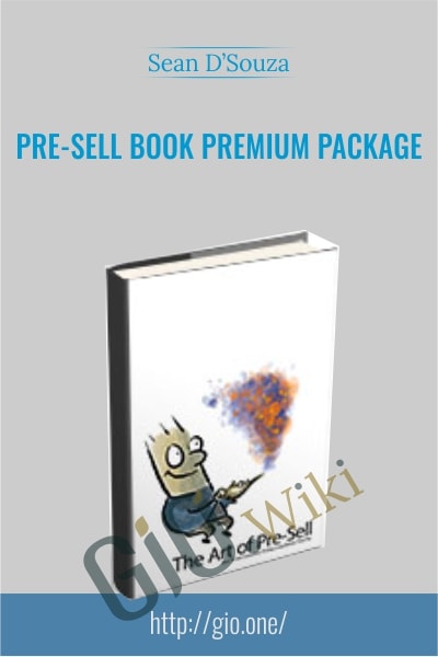 Pre-Sell Book Premium Package - Sean D’Souza
