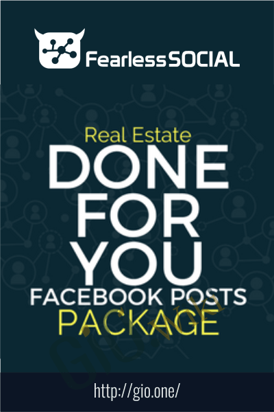 Real Estate DFY Posts - FearLessSocial