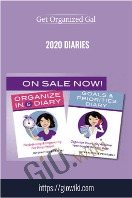 2020 Diaries - Get Organized Gal