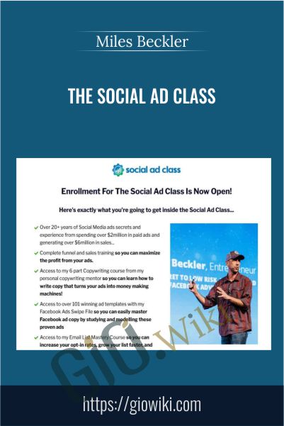 The Social Ad Class - Miles Beckler