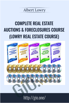 Complete Real Estate Auctions & Foreclosures Course (LOWRY Real Estate Course) - Albert Lowry