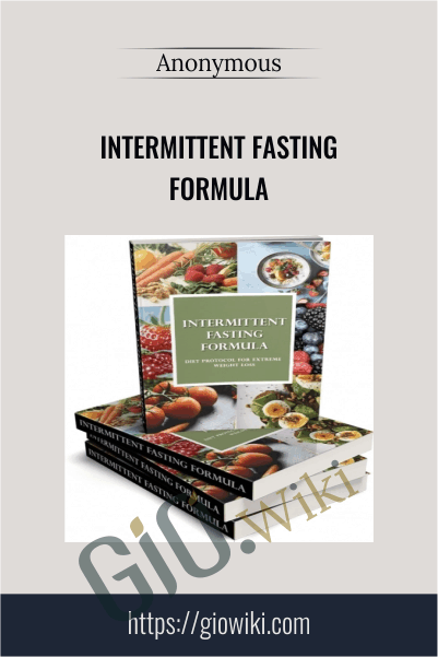 Intermittent Fasting Formula PLR