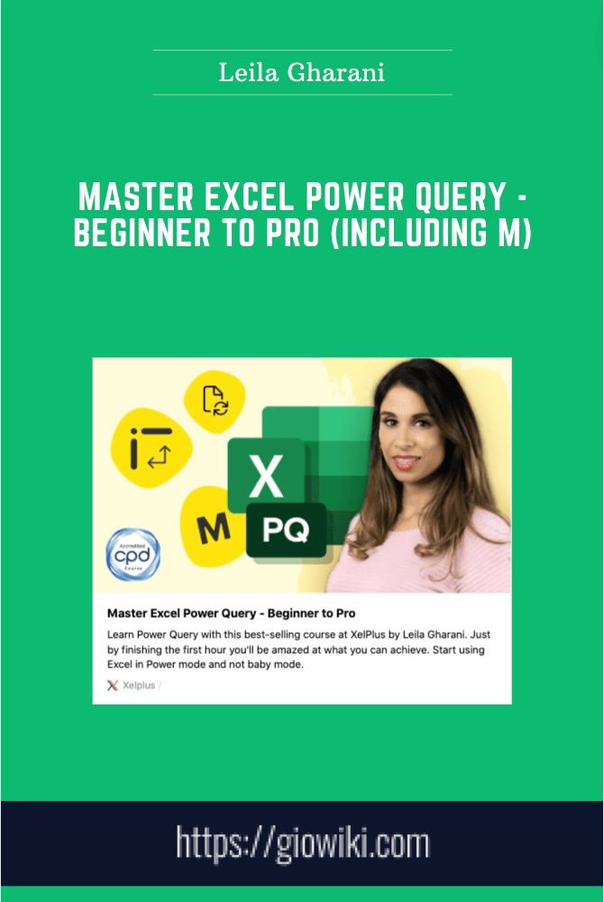 Master Excel Power Query -Beginner to Pro (including M)  - Leila Gharani