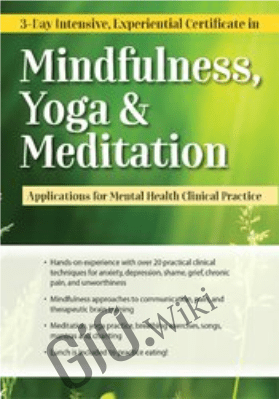 3-day Intensive, Experiential Certificate in Mindfulness, Yoga & Meditation: Applications for Mental Health Clinical Practice - Mary NurrieStearns &  Rick Nurriestearns