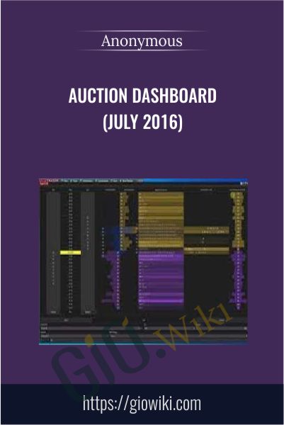 Auction Dashboard (July 2016)