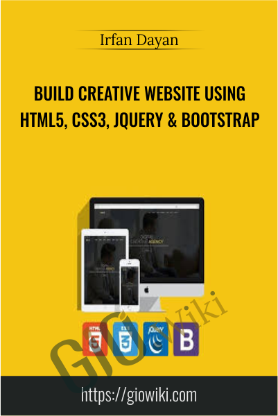 Build Creative Website Using HTML5, CSS3, jQuery & Bootstrap - Irfan Dayan