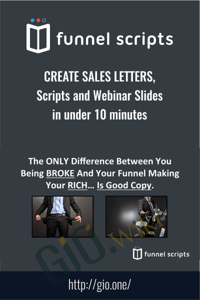 Create Sales letters, Scripts and Webinar Slides in under 10 minutes - Funnel scripts
