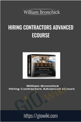 Contractors Advanced eCourse – William Bronchick
