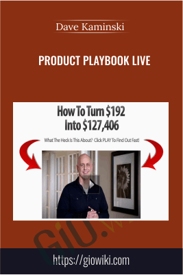 Digital Product Playbook Live – Dave Kaminski
