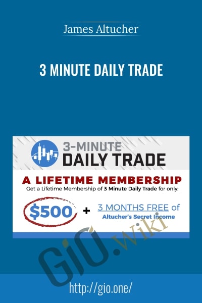 3 Minute Daily Trade - James Altucher