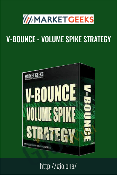 V-Bounce Volume Spike Strategy - Market Geeks