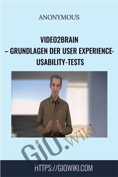 Video2Brain – Grundlagen der User Experience: Usability-Tests