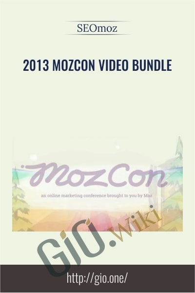 2013 MozCon Video Bundle - SEOmoz