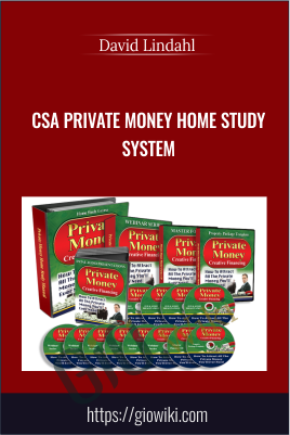 CSA Private Money Home Study System – David Lindahl