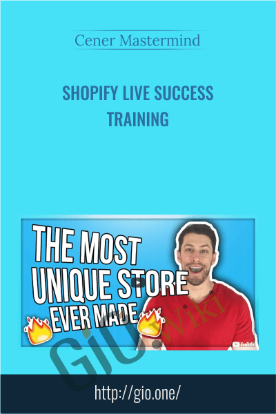 Shopify Live Success Training - Cener Mastermind